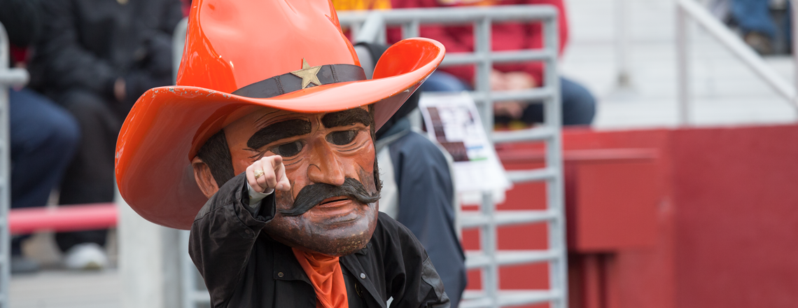 Pistol Pete stares you down.