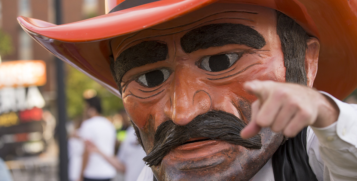 Pistol Pete wants YOU to be safe. Make smart decisions, Cowboys!