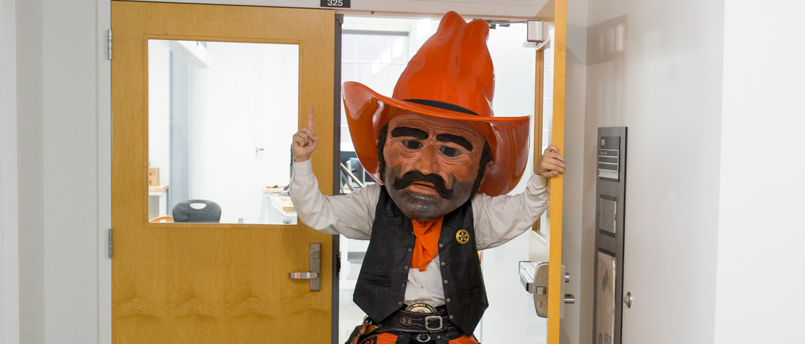 Pistol Pete is ready for finals! How about you? 