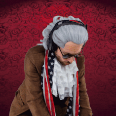 Man holding crown saying 