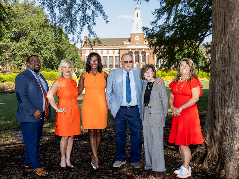 group photo of student affairs hall of fame award winners