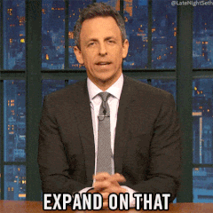 Seth Meyer, expand on that, gif