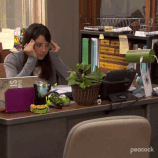 GIF of person looking stressed