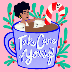Animated GIF saying take care of yourself