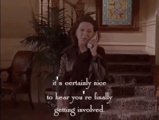 Emily Gilmore on the phone