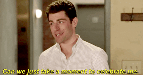 Schmidt from New Girl being cocky