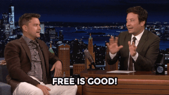 GIF of rachel from friends