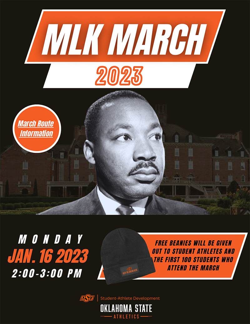 2023 MLK Jr. march flyer